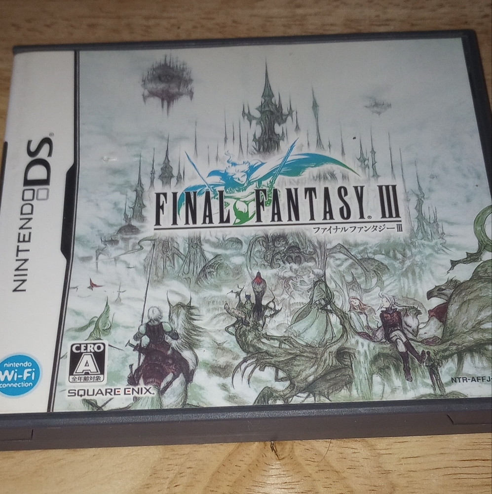Used Final Fantasy III Nintendo DS Japanese Complete Free shipping with box